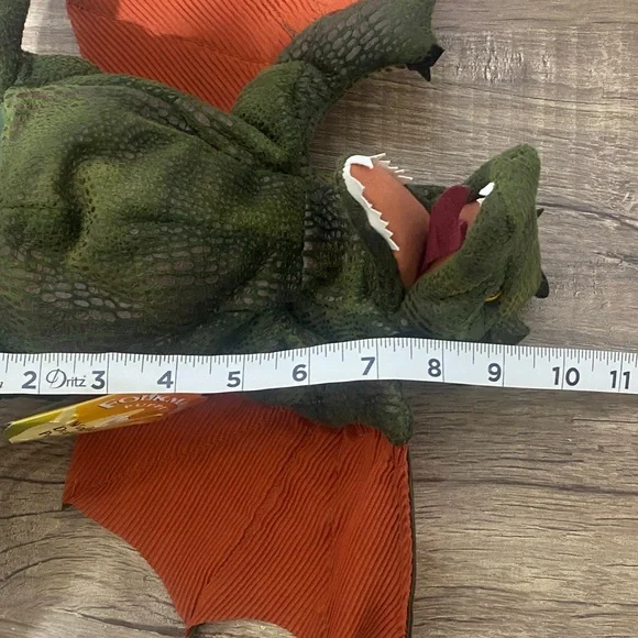 Wild Republic Green Dragon Stuffed Animal - Picture 14 of 16